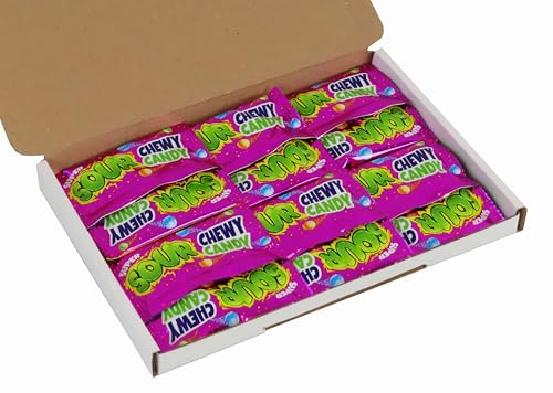 CAPTAIN PLAY Saure Süßigkeiten Kaubonbon Kügelchen, 6 Beutelchen, 90g Bonuspack für Kindergeburtstag, Halloween und Party