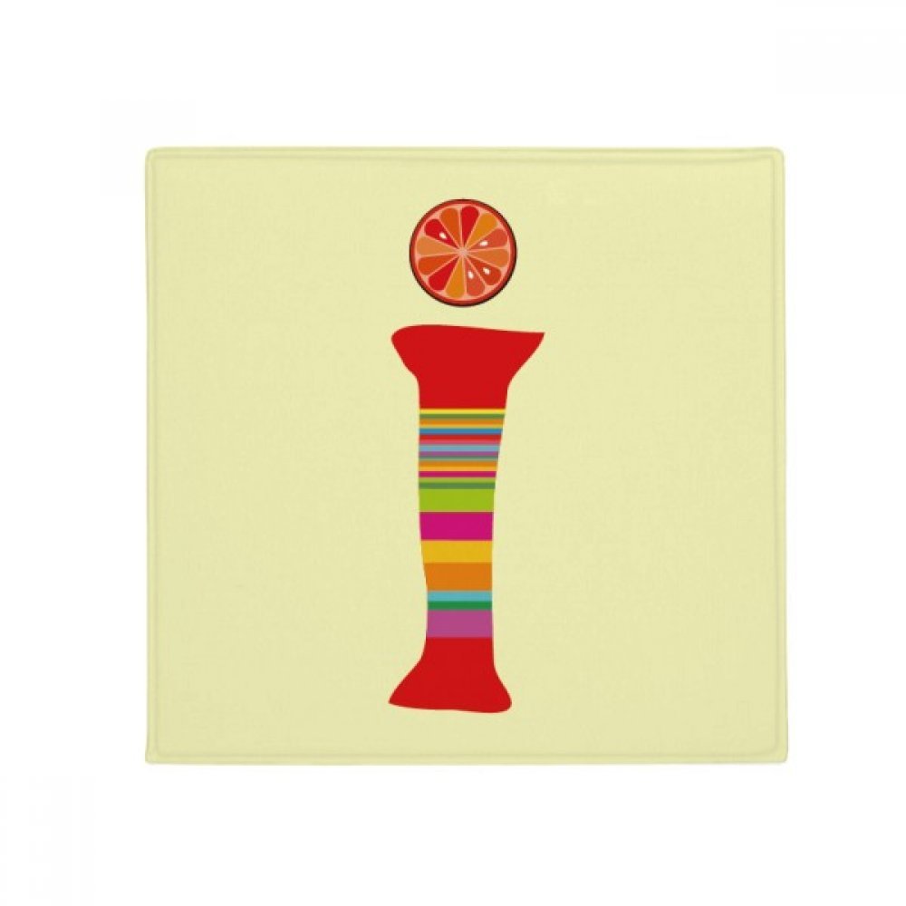 Tapis de sol rond multicolore 80x80cm lavable pour animaux et cuisine