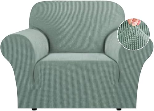 Miniatura 61 de Funda elástica para sofá Flamingo P de alto estiramiento, funda antideslizante para sofá de 3 cojines, protector lavable para muebles con mascotas