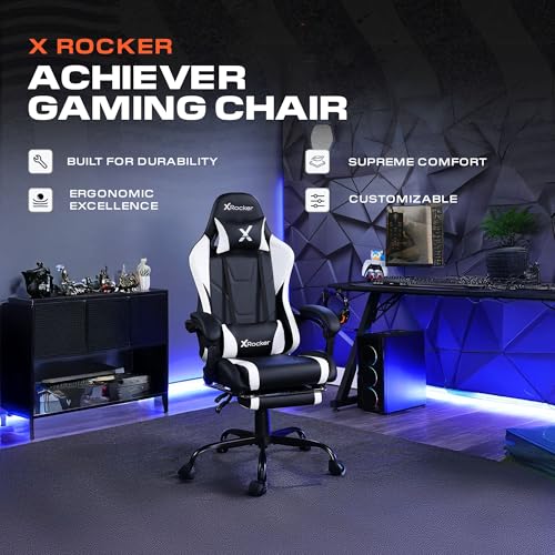 X Rocker PC Computer Video Gaming Office Chair, Built in Audio Speakers and Ergonomic Design for Men, Boys, Girls, Teens - Image 4