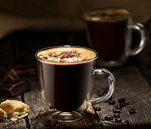 Joyjolt Serene Double Walled Insulated Glasses Coffee Mug (Set Of 2) 7.4 Ounces #TOP2