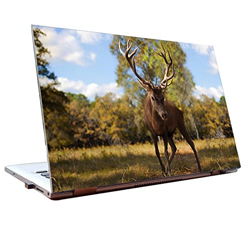 Tamatina Laptop Skins 44.45cm (17.5 inch) - Nature - Rain Deer - Jungle - Hd Quality