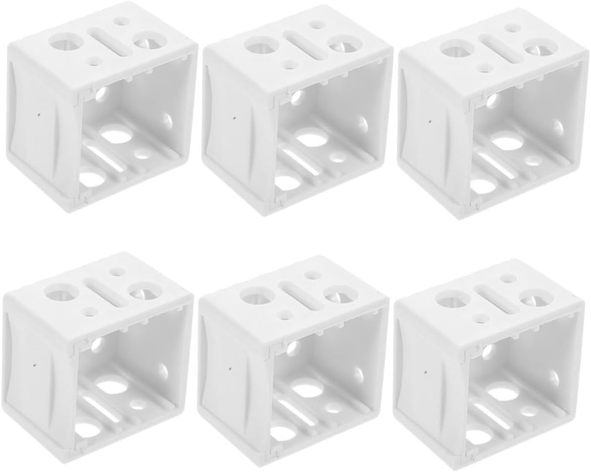 PRETYZOOM 24pcs Window Blinds Brackets Replacement Holder for Headrail Easy to Install Compact Design for Internal External Mounting
