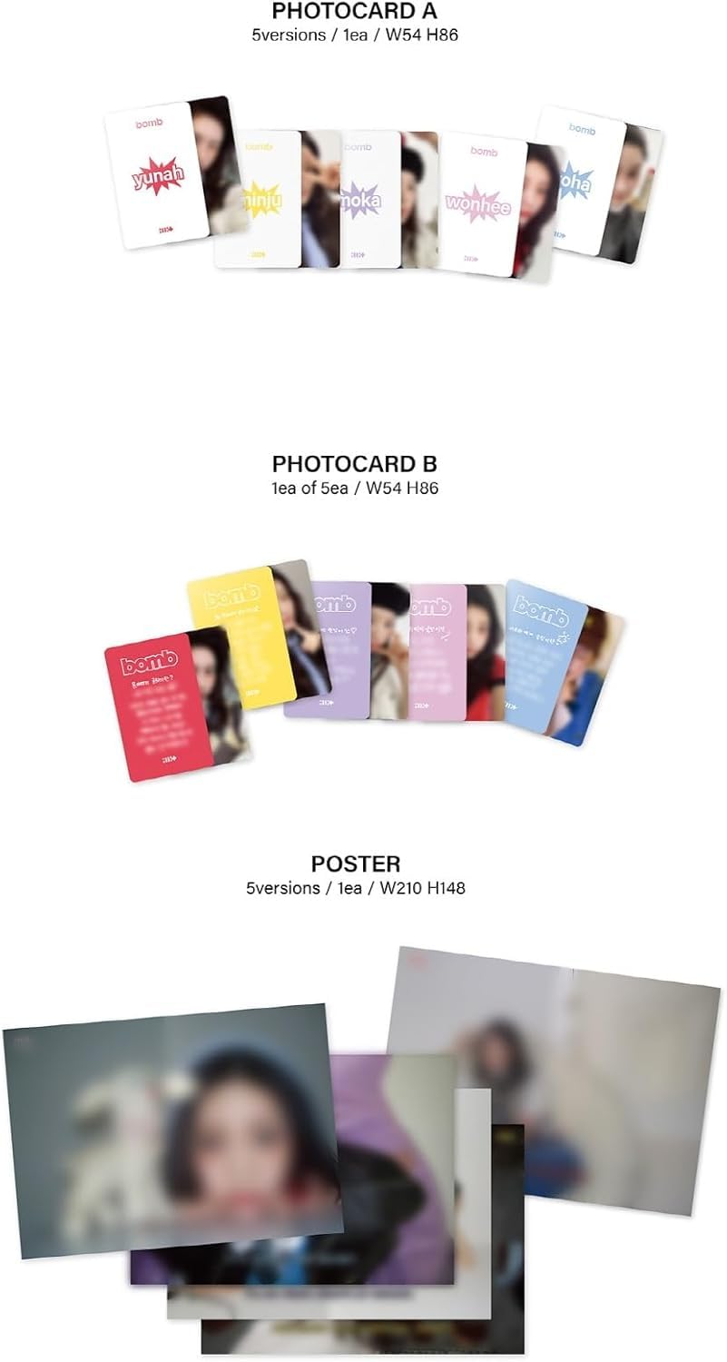 Amazon.com: ILLIT - 3rd Mini Album [bomb] GLLIT ver. (IROHA ver