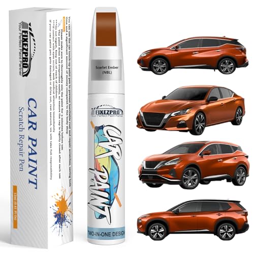 Image of EBL Sunset Drift Touch Up Paint for Nissan, Exact Color Match Car Paint Scratch Repair Remover Pen Kit Quick & Easy Fix Vehicle Chips and Automotive Nicks Scuff