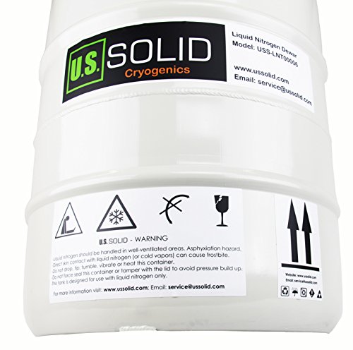 U.s.solid 20 L Cryogenic Container Liquid Nitrogen (Ln2) Dewar Semen Tank 6 Canisters Carry Bag #TOP2