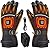 Heated Gloves for Men - Rechargeable Electric Battery Heated Gloves for Men and Women Touchscreen Winter Thermal Glove with 3 Heating Levels Waterproof Heated Gloves for Hunting?JRST-1?