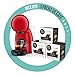 Krups Piccolo KP1A05 Nestlé Dolce Gusto 15 Bars et Machine à Café à Capsules de 1500 W avec Réservoir de 0,8 l, Dosettes Unidoses Multi-Boissons Chaudes et Froides, Rouge/Noire