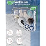SMARTAKE 2-Pack Corner Shower Caddy, SUS304 Stainless Steel, Silver - Image 4