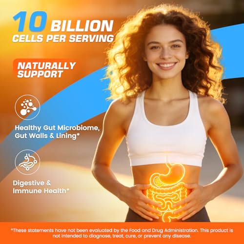 Nature Echo Akkermansia Probiotic Supplement, 10 Billion Cells Probiotics for Men & Women Supports Intestinal Digestive & Gut Health, Vegan, Non-GMO, 60 Caps — view 2
