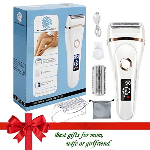 Elektrorasierer für Damen, FAMATE 3 in 1 Damen-Elektrorasierer mit Sicherheitsverschluss Schmerzfreier Körperhaarentferner für Beine, Achselhöhle und Bikinizone Nass-Trocken-Bikini-Trimmer - Image 8