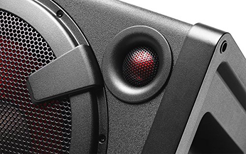 ION Audio Road Warrior | 500-Watt Portable Bluetooth Stereo Speaker System with Twin Lighted Speakers, On-Board FM Radio, Rechargeable Battery and AC / DC Power Inputs