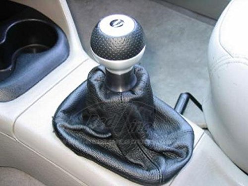 Redlinegoods Shift Boot Compatible With Volkswagen Golf Mk Iii 1993-99. Black/Silver #TOP6