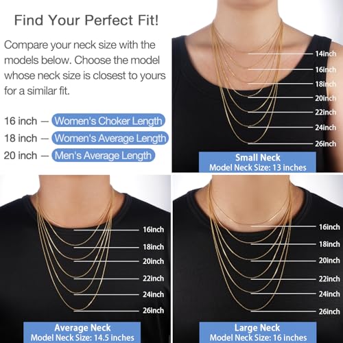 jewlpire 18k gold plated 925 sterling silver chain necklace for women 11mm cable chains necklace thin amp dainty amp sturdy women39s chain necklaces 14161718202224 inches