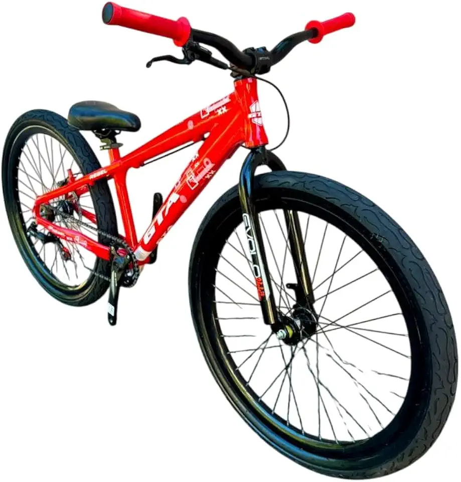 Bicicleta GTA Rebel Aro 26 Vermelho Com Branco | Para Grau