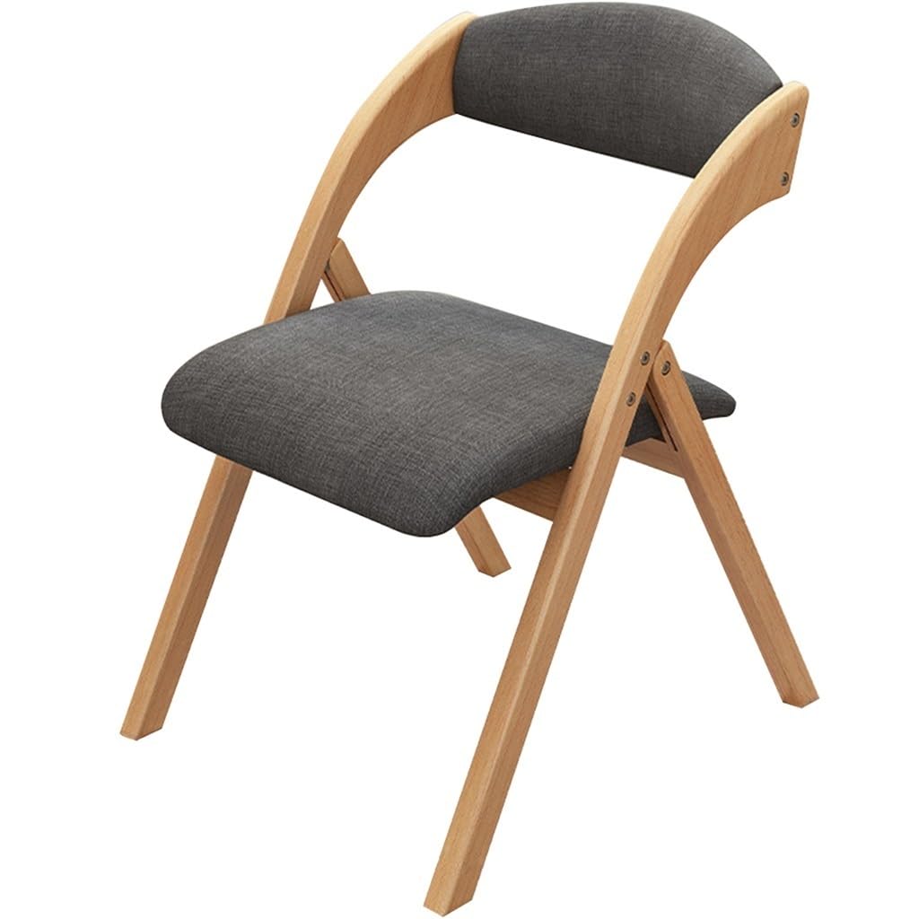 Folding Chairs with Padded Seats,Home Comfortable Dining Chair Learning Chair, Single Comfortable Backrest Lounge Chair On The Balcony, Portable, Bearing 100kg