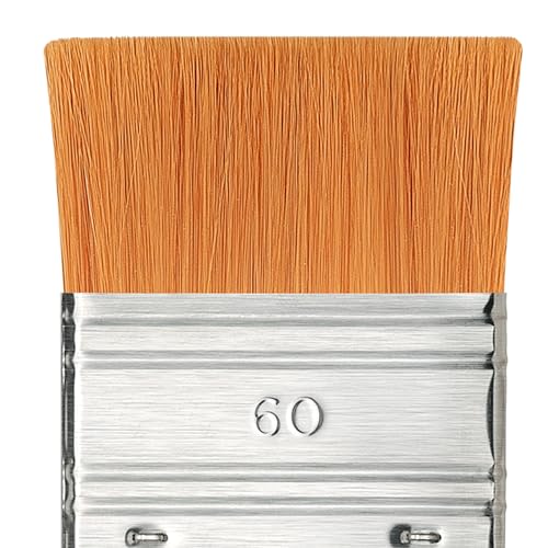 Image of da Vinci Watercolor Series 5080 CosmoTop Spin Paint Brush, Wash Synthetic with Red Handle, Size 60 (5080-60)