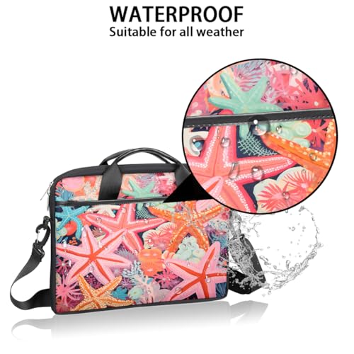 Bolso para portátil Abstract Ocean Starfish 15 pulgadas miniatura 3