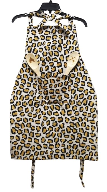 JYOTEX Women's Leopard Print Apron (A)-image-12