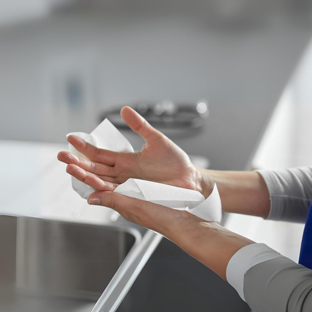 Palucart Asciugamani monouso di carta piegati a z per dispenser misura 20,5 x 24 cm microgoffrato pura cellulosa interfogliati Varie quantità (7500)