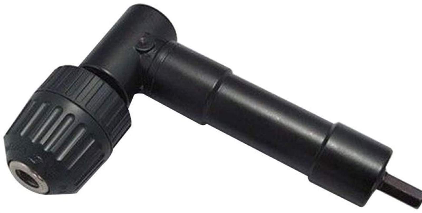Narzędzia 90 stopni 8 mm regulowany sześciokątny kątowy śrubokręt rozszerzenie gniazdo uchwyt adapter, 0,8-10 mm bezkluczykowy uchwyt wiertarski zestaw narzędzi