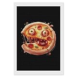 Photo Gallery angry pizza divertente pittura rotonda diamante arte quadro, stile:, 8"x12" Photo Gallery angry pizza divertente pittura rotonda diamante arte quadro, stile:, 8"x12"