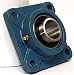 1" Mounted Bearing UCF205-16 + Square Flanged Cast Housing