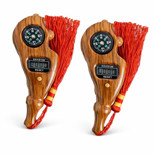Image of PulGos 𝐏𝐚𝐜𝐤 𝐨𝐟 𝟐 Wooden Tally Counter for Chanting Mantra | Digital Counter for Naam Jap, Meditation, Prayer & Pooja | Smooth Click & 𝐀𝐜𝐜𝐮𝐫𝐚𝐭𝐞 Counting Machine for Jap Mala & Umpire Use