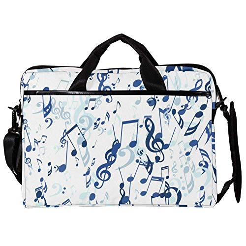 Sac à bandoulière pour ordinateur portable 14 à 15 pouces bleu pour éviter les rayures