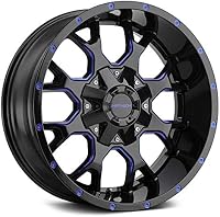 Mayhem Warrior 17x9 18 Black Blue