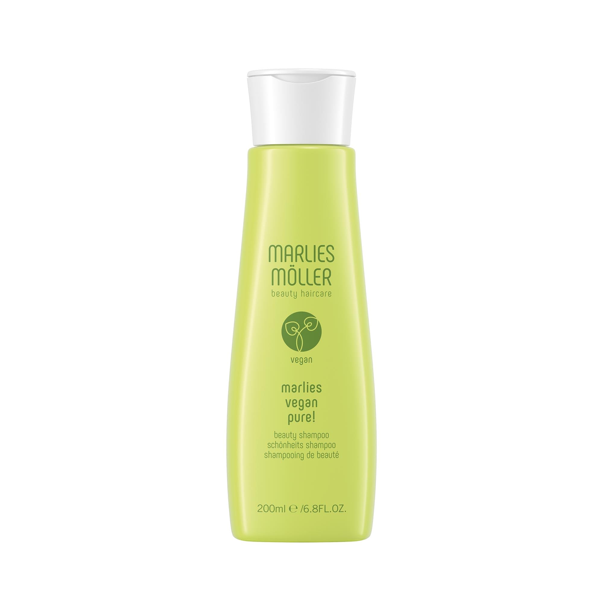 MARLIES MÖLLER 978-15012 Vegan Pure Shampoo 200 ml for adults, ideal for healthy-looking hair care and styling, 200 ml