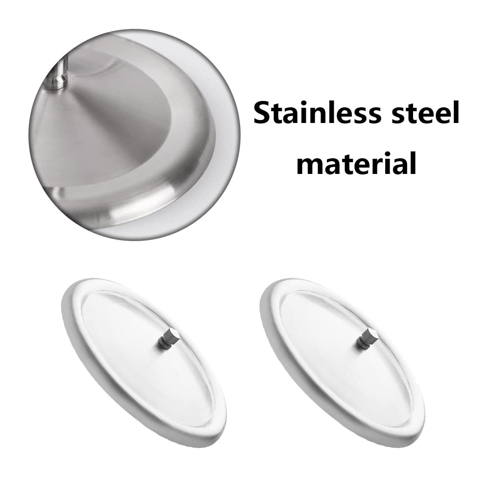 2 pezzi in acciaio inox coperchio della tazza di tè tazza di copertura della tazza di tè copertura per la cucina caffè acqua