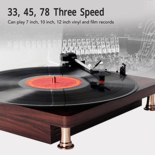 Tourne-Disque Vinyle, Tourne-Disque Stéréo Rétro 3 Vitesses, Phonographe Vintage, Entrée AUX et Sortie RCA, Interface 3,5 Mm - Les Beatles, Paul McCartney, John Lennon, RIngo Starr, George Harrison Tourne-Disque Vinyle, Tourne-Disque Stéréo Rétro 3 Vitesses, Phonographe Vintage, Entrée AUX et Sortie RCA, Interface 3,5 Mm – Image 4