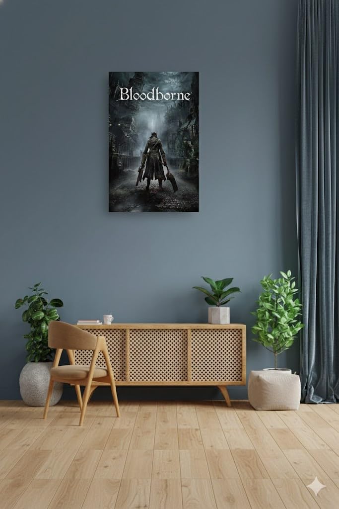 Video Game Poster Glossy A4 Size | Self-Adhesive, Unframed Gothic