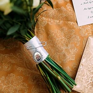 Weddingbouquetpersonalizedphotocharmmemorialkeepsakeboutonnierepinbroochpicturecustommemorialgiftformotherofbrideorgroom Urban Country Home Decor Wedding bouquet personalized photo charm memorial keepsake boutonniere pin brooch picture custom memorial gift for mother of bride or groom urban country home decor