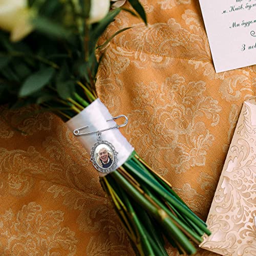 Weddingbouquetpersonalizedphotocharmmemorialkeepsakeboutonnierepinbroochpicturecustommemorialgiftformotherofbrideorgroom Urban Country Home Decor Wedding bouquet personalized photo charm memorial keepsake boutonniere pin brooch picture custom memorial gift for mother of bride or groom urban country home decor