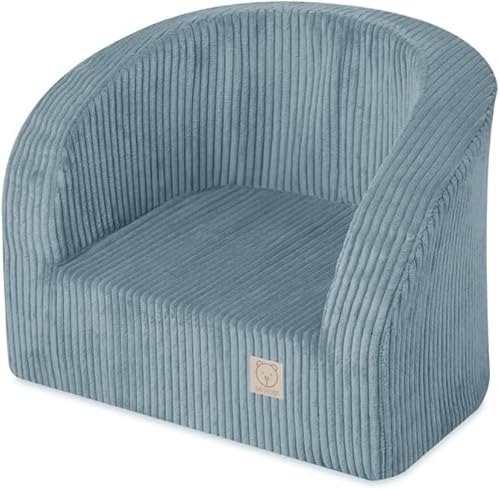 MISIOO Fauteuil pour Enfant à partir de 1 an, en Corduroy, de qualité supérieure, Stable et Doux, rembourré, Ergonomique, 40 x 53 x 36 cm, Fauteuil pour Enfant à partir de 1 an