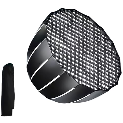 Kit de iluminación de Softbox con cuadrícula de Panal y difusores - Modificador de luz Octogonal y Rectangular para fotografía, Video y Estudio de Estudio
