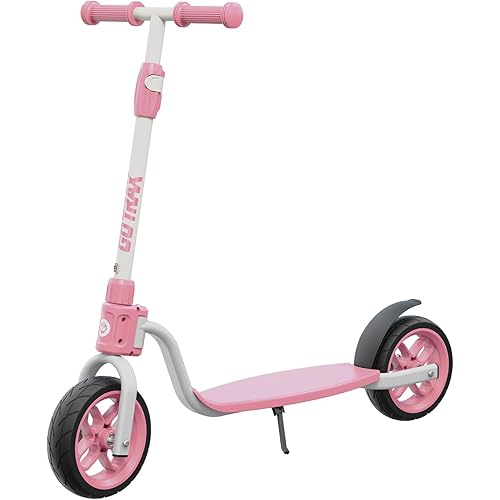 Gotrax KS8 Kick Scooter for Kids 5+, Large 8" Wheels and Height Adjustable Handlebar, Sturdy Wide Deck & Rear Brake, Detachable for Easy Storage, 2 Wheels Scooter for Kids, Teens, Gift for Boy & Girl
