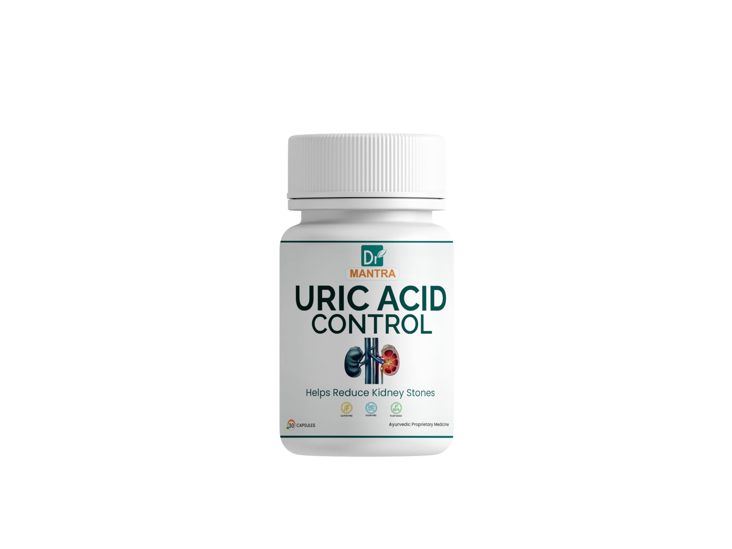 Ayurvedic Uricare - 30 Capsules | 100% Pure Herbal Supplement for Uric Acid Control | Supports Joint Health, Reduces Uric Acid Levels, Natural Anti-Inflammatory Formula