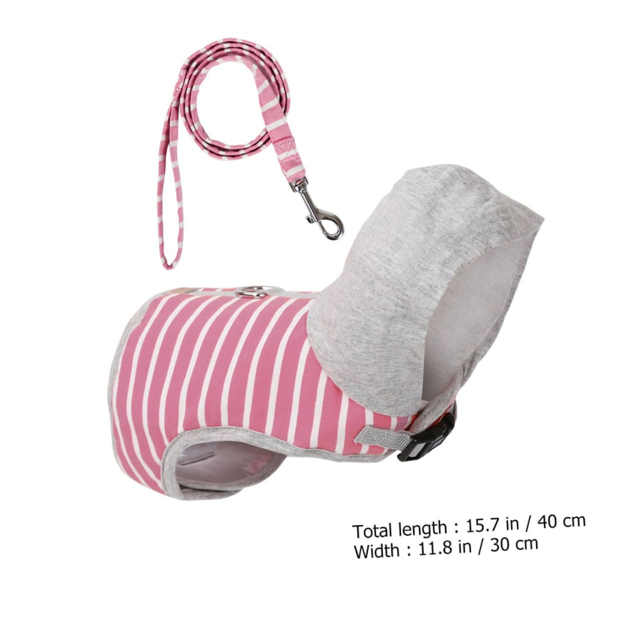Ipetboom Lot De 3 Gilets À Rayures pour Chats avec Boucle À Dégagement Rapide Laisse Anti-Traction pour La Marche Et Le Jogging Quotidiens