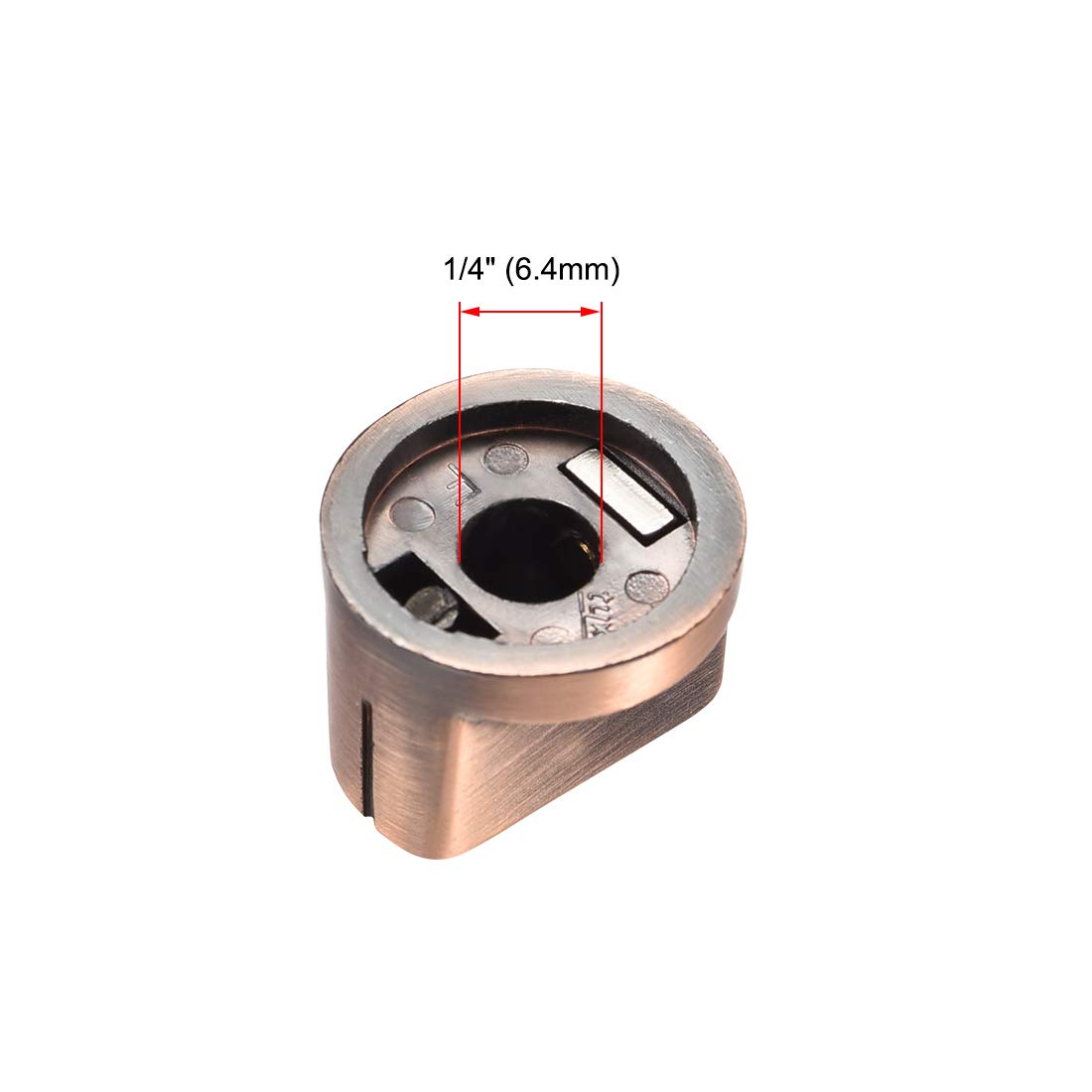 10 Boutons Potentiomètre 6mm Pour Guitare/pédale Effet - Plastique Gris, Diamètre 15mm | Remplacement Boutons Ampli, Synthé