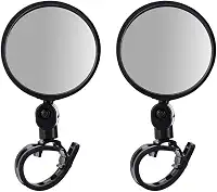 Espelho retrovisor de bicicleta rotativo de 360°, espelho universal para guidão para fácil instalação