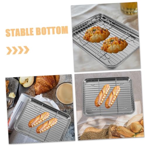 Plaque de cuisson en acier inoxydable haute température pour rôtissage durable - 8