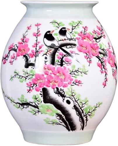 Vase Tabletop Ceramic Flower Chinese Antique Traaditional Decorative high 34.5cm