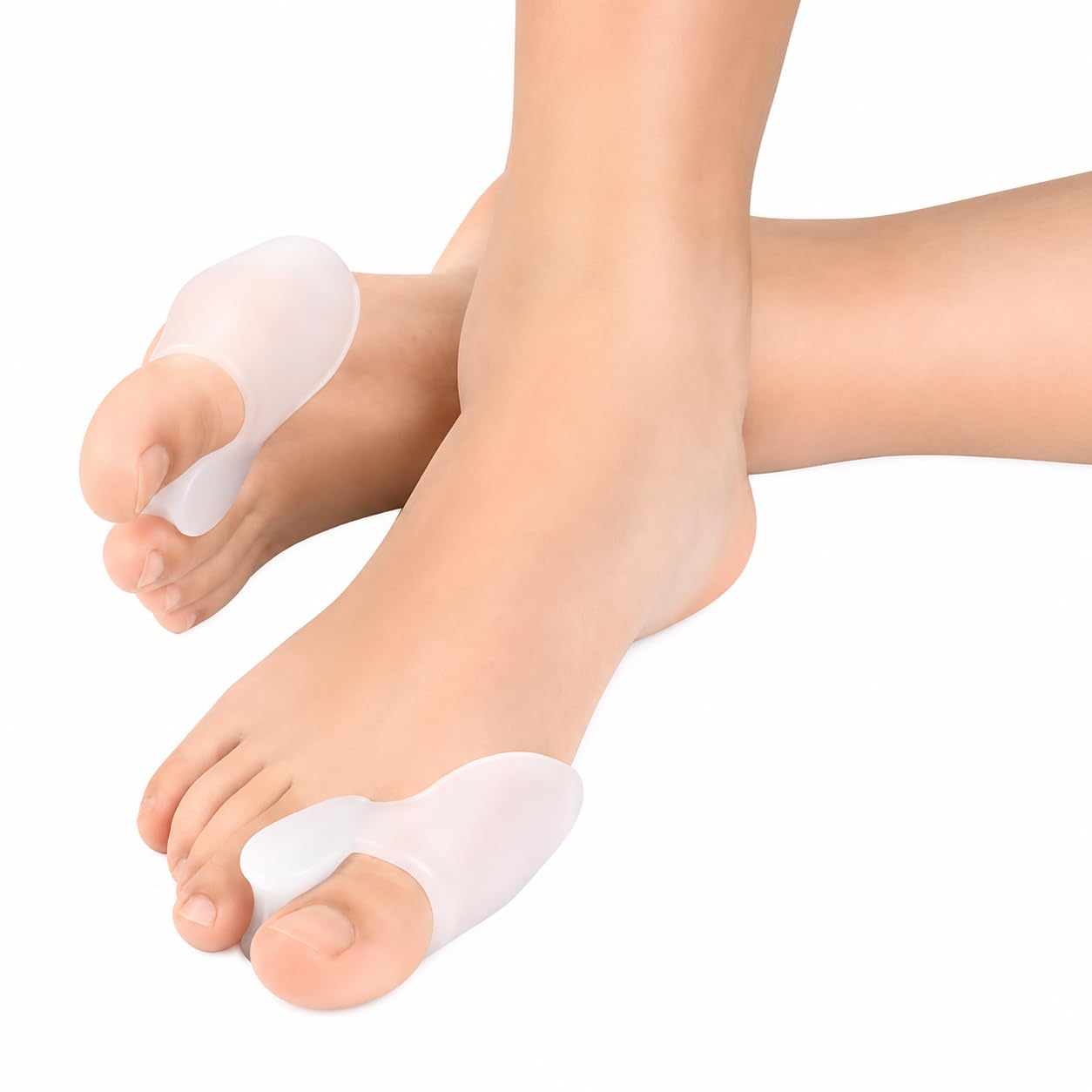 SAYNEX1 Pair (2 Pieces) Gel Toe Protectors for Big Toe, Soft Silicone Bunion Protector Cushions, Reusable Toe Sleeves for Corns, Calluses, Blister Prevention, Friction Relief, Toe Pain Relief for Men & Women-picture-38