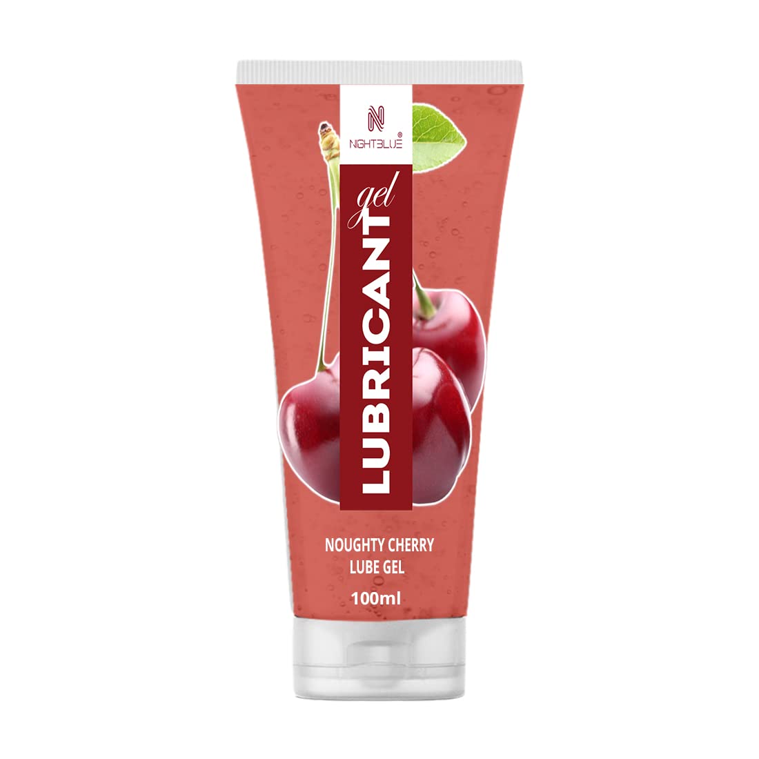NightBlue Naughty Cherry Water Based Lubricant Gel I No Chemicals I Natural I Moisturize Skin For Longer Time I 100ml