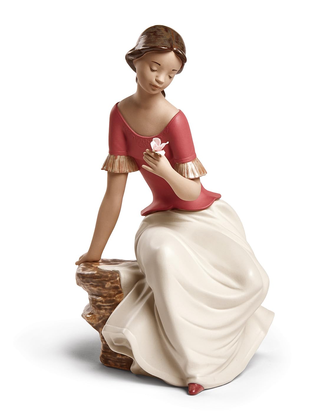 NAO Spring Reflections. Porcelain Woman Figure.