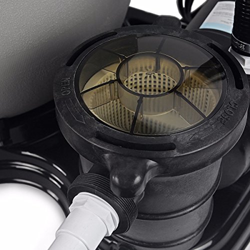 4500Gph 19" Sand Filter W/ 1Hp Above Ground Swimming Pool Pump #TOP1