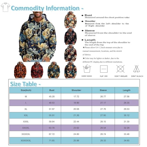 Men's Long Sleeve Comfortable Dressy Sweatshirt Casual Print Fashion Warm Hoodie Winter Dressy Sweater4